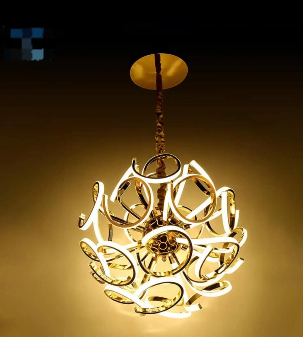 Modern Tree Branch Chandelier